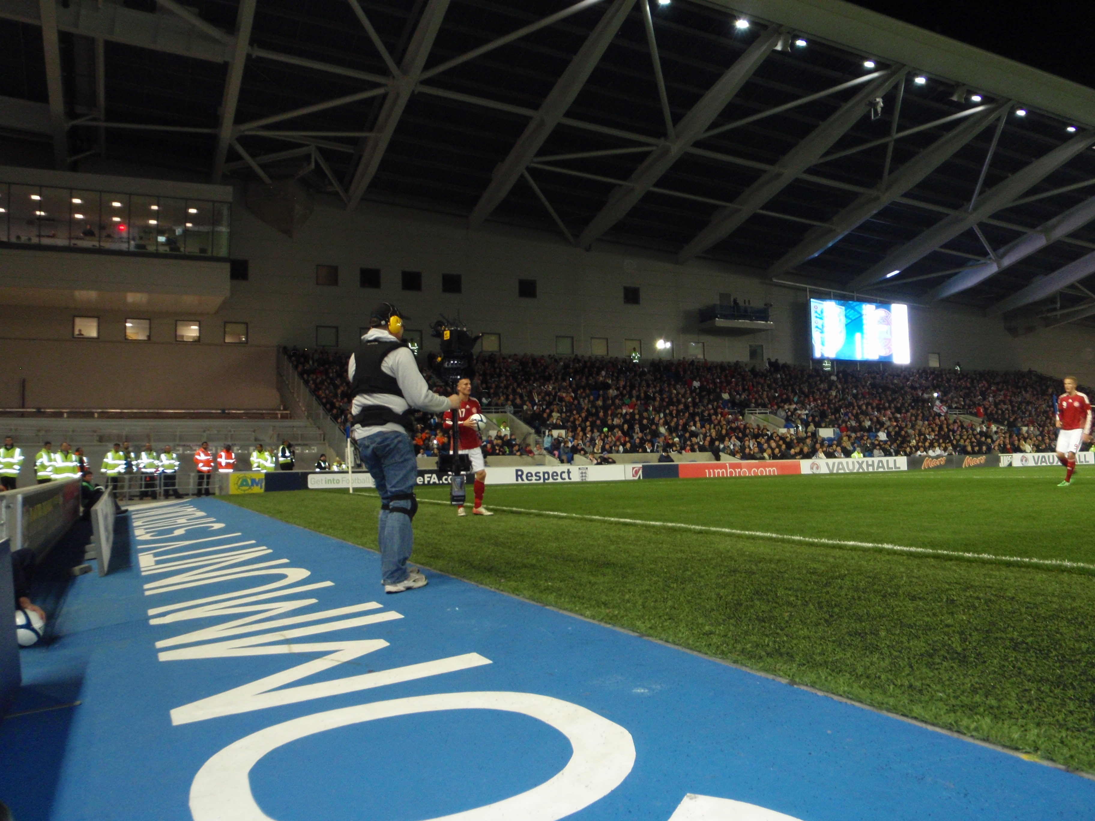 Amex Stadium England v Denmark - Steadicam Archer