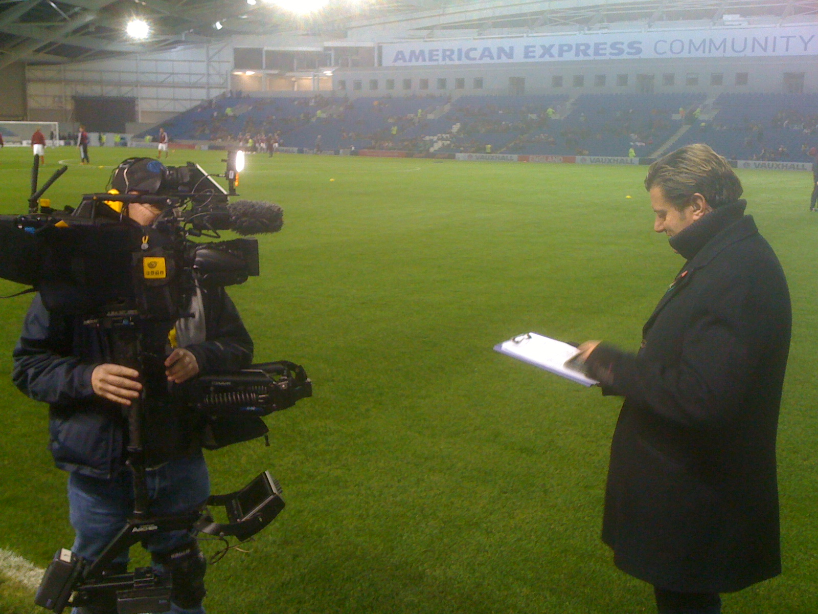 Amex Stadium England v Denmark - Steadicam Archer